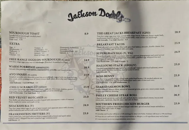 Jackson Dodds Cafe Melbourne