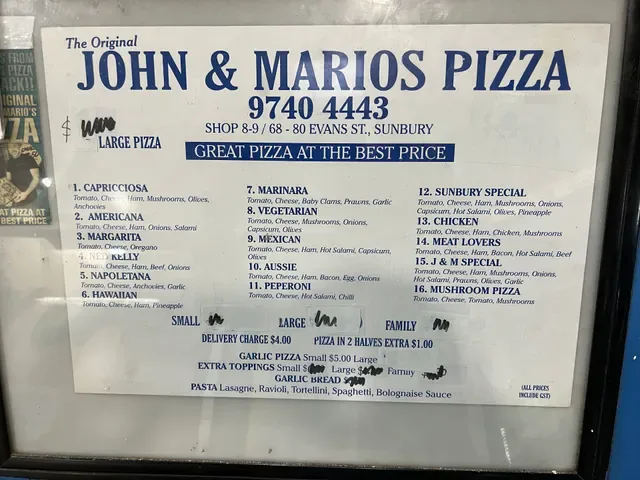 John & Mario's Pizza
