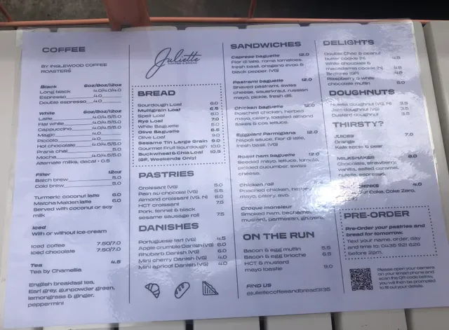 Juliette Coffee & Bread Ringwood East
