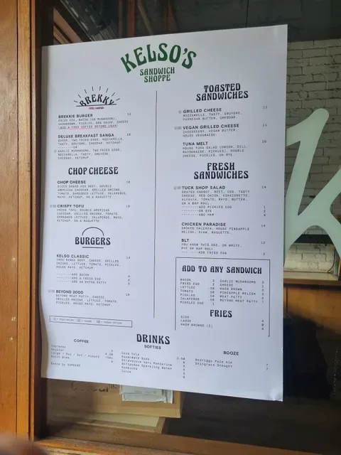 Kelso's Sandwich Shoppe