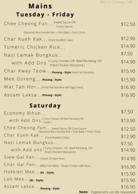 Knox Gateway Cafe