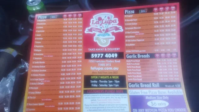 La Lupa Pizza & Pasta