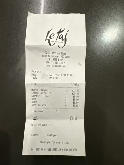 Le Taj Restaurant & Lounge