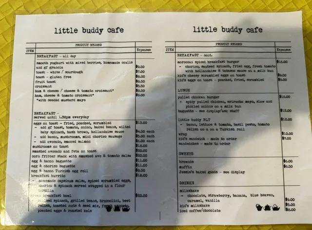 Little Buddy Cafe.
