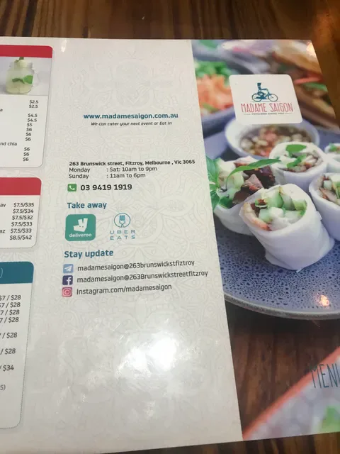 Madame Saigon Vietnamese Restaurant