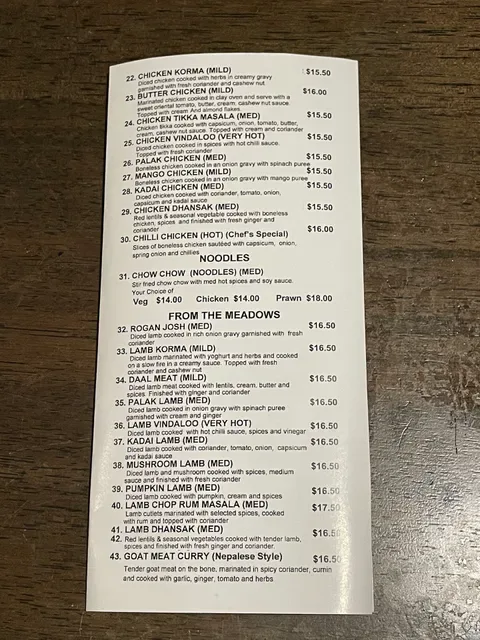 Mountain Gate Indian and Nepalese Restaurant