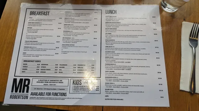 Mr Robertson Cafe