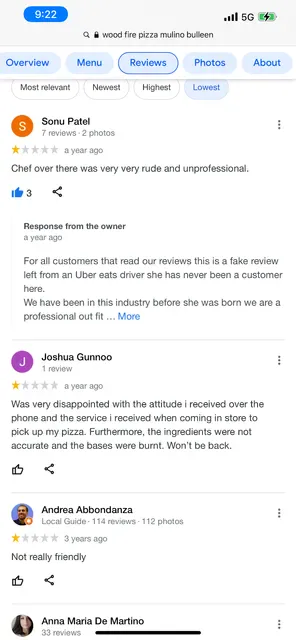 Mulino Woodfire Pizzeria