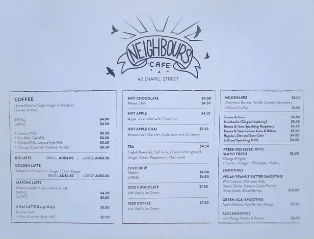 neighbours cafe