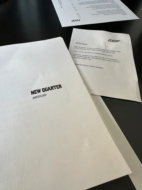 New Quarter