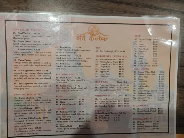 Old Durbar Nepalese & Indian Restaurant Brunswick