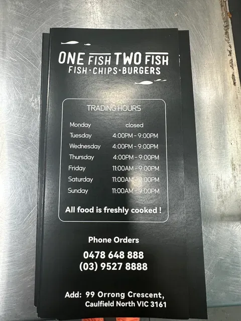 One Fish Two Fish