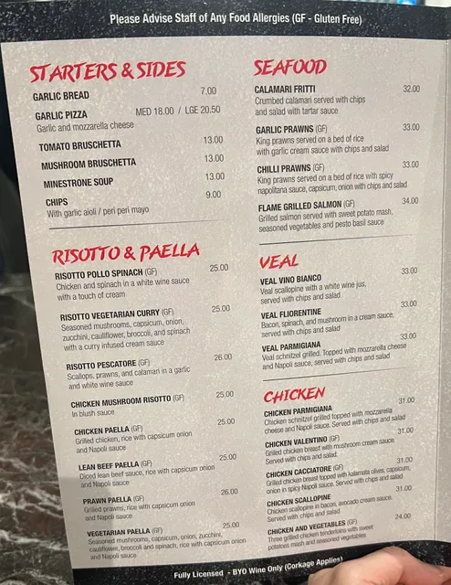 Paloma Pizza & Pasta Restaurant