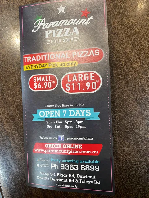 Paramount Pizza
