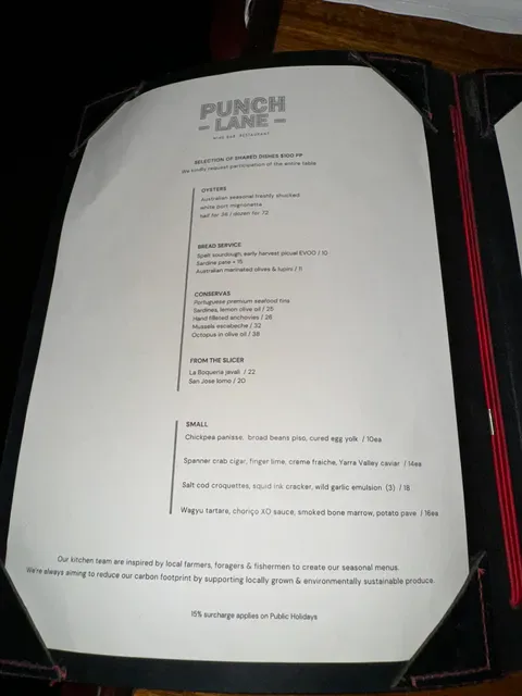 Punch Lane Wine Bar & Restaurant
