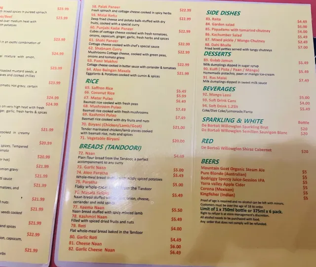 Punjabi Curry Cafe Collingwood