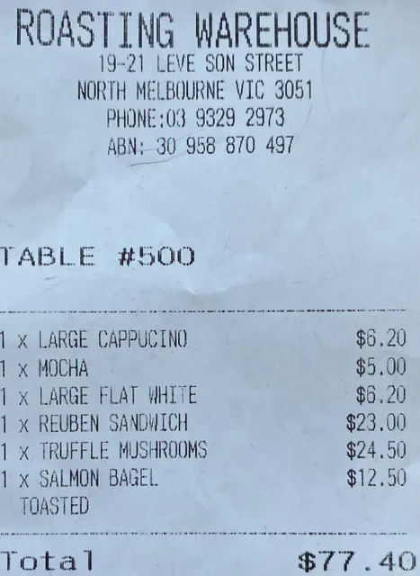 Roasting Warehouse | North Melbourne