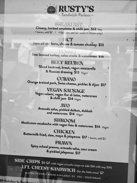 Rusty's Sandwich Parlour