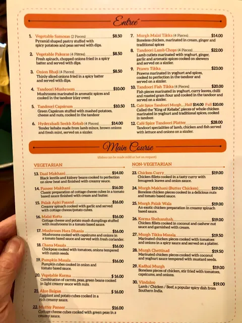 Sanjeev' Cafe Spice