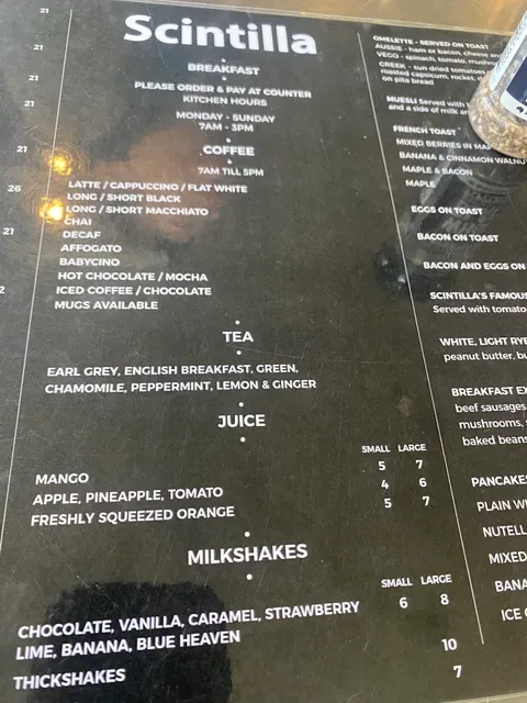 Scintilla Cafe