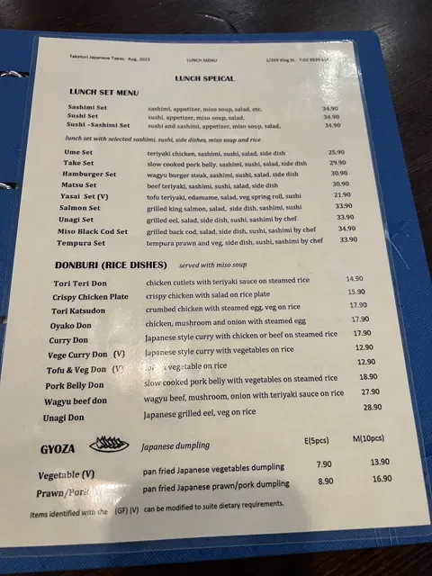 Taketori fusion japanese food
