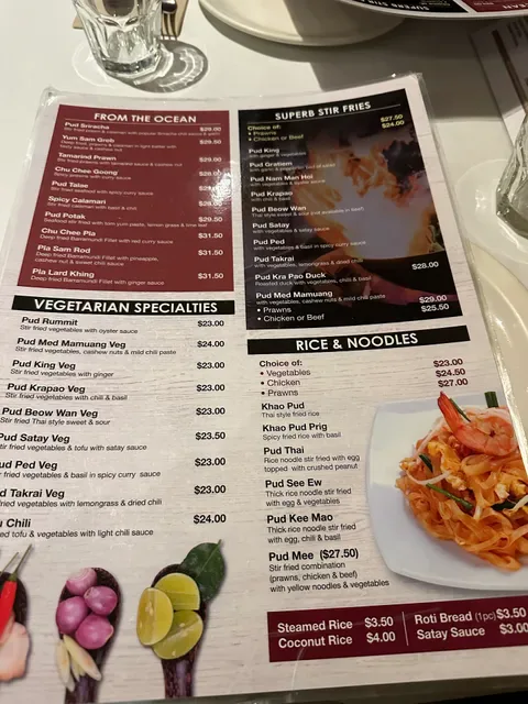 Thai Tables