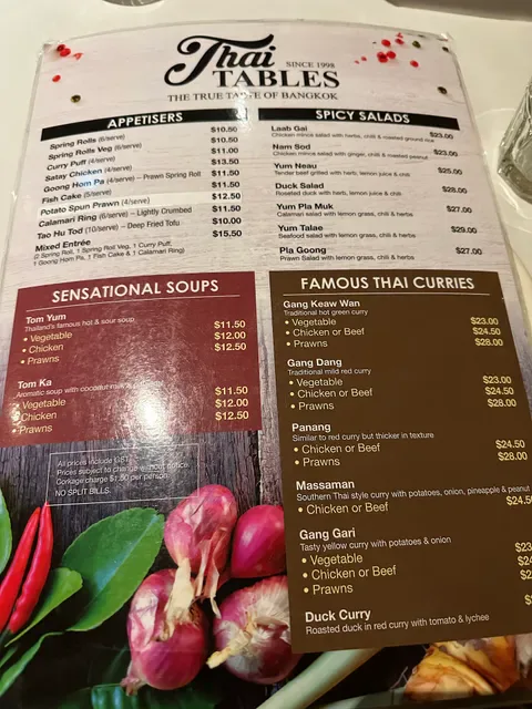 Thai Tables