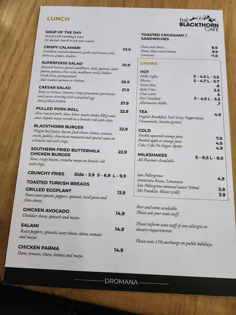 The Blackthorn Cafe