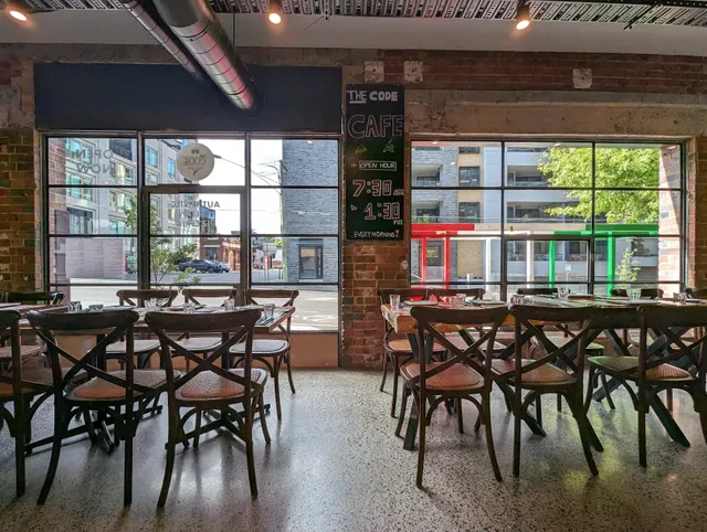 The CODE pizza bar