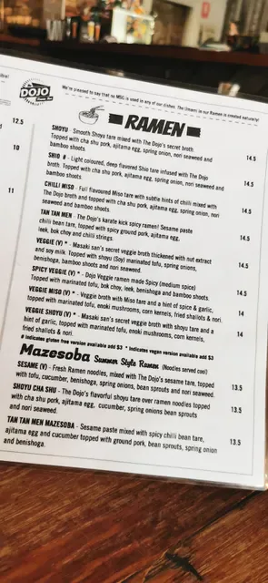 The Dojo Ramen Bar
