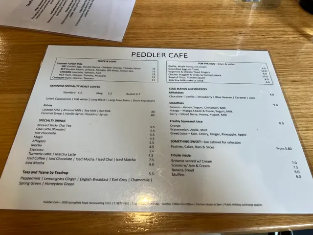 The Peddler Cafe