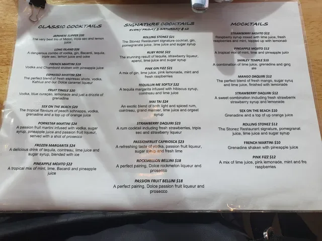 THE STONEZ RESTAURANT