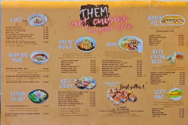 Them Authentic Vietnamese Cuisine & Rolls