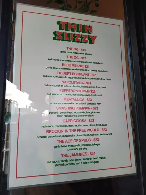 THIN SLIZZY PIZZERIA