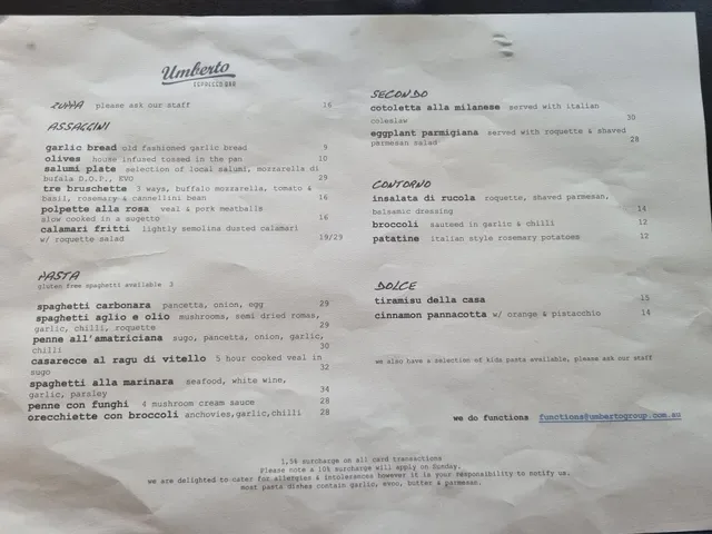 Umberto Espresso Bar