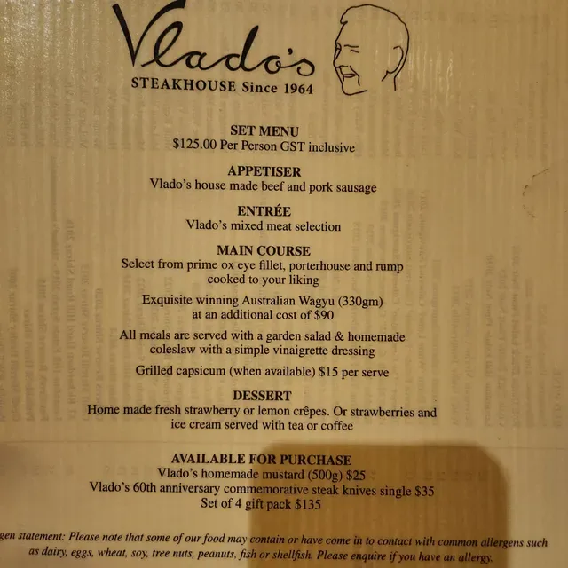 Vlado's Charcoal Grill