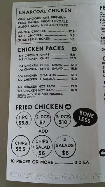Westall Freerange Charcoal Chicken