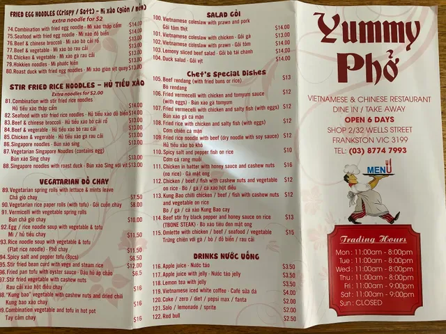 Yummy Pho Langwarrin