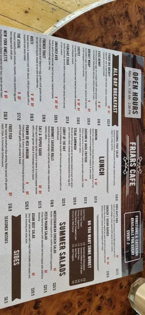 Friars Cafe