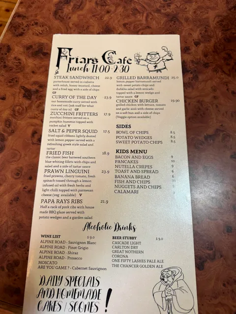 Friars Cafe
