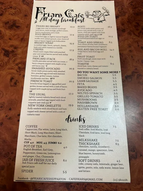 Friars Cafe