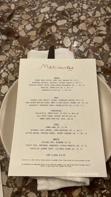 Messmates Dining