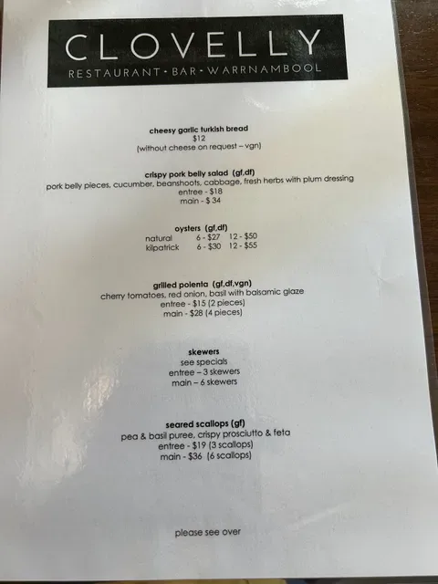 Clovelly Restaurant & Bar