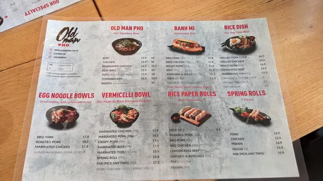 Old Man Pho Waurn Ponds - Vietnamese Restaurant