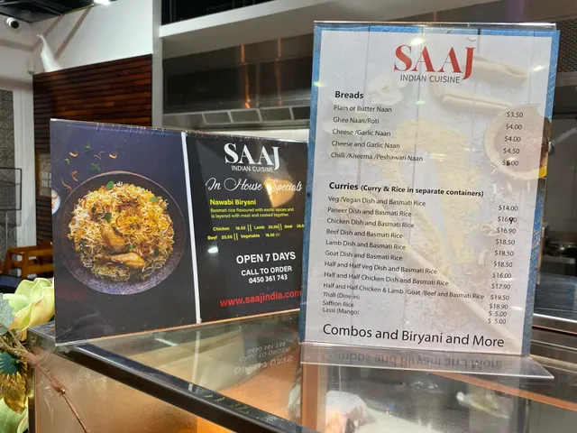 Saaj Indian Cuisine