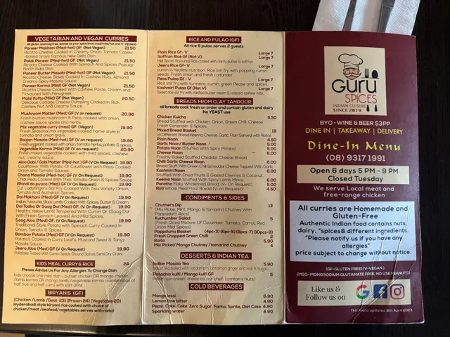 Guru Spices Indian Cuisine