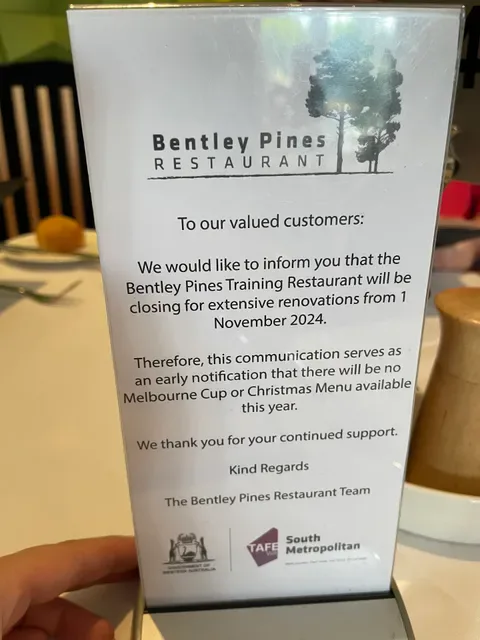 Bentley Pines Training Restaurant