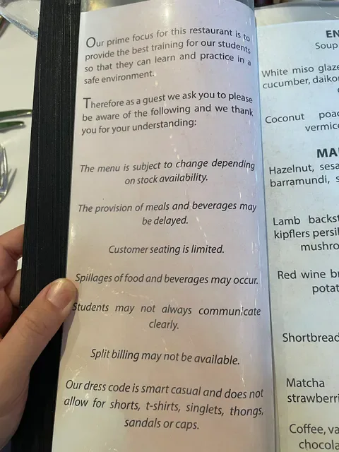 Bentley Pines Training Restaurant