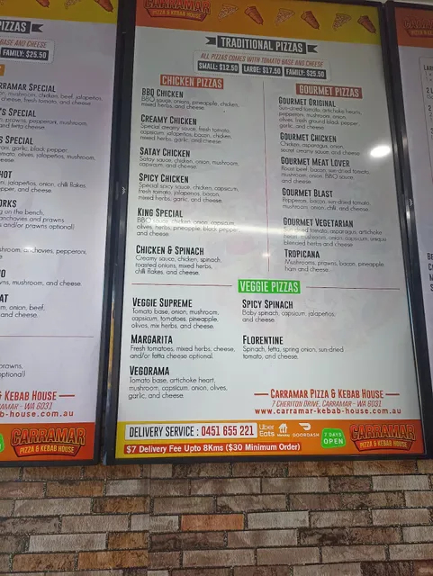 Carramar Pizza and Kebab House