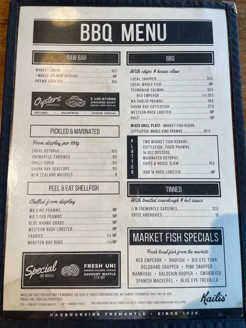 Kailis Fishmarket Cafe